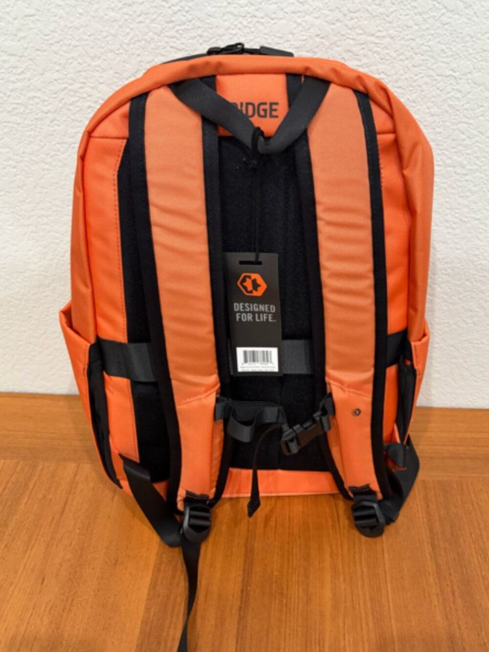 RIDGE COMMUTER BACKPACK COLLOR BASECAMP ORANGE MATERIAL BALLISTIC NYLON SIZE 18L - Picture 5 of 6